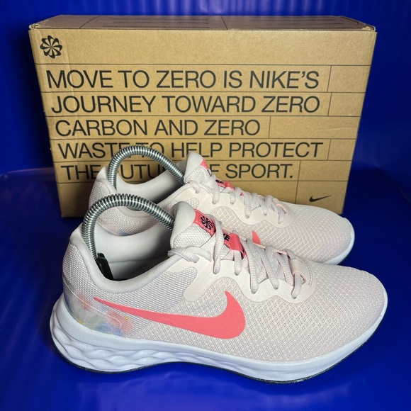 Nike Shoes - NEW Nike Revolution 6 Next Nature Premium Pink Bloom/White Women’s Size 7.5